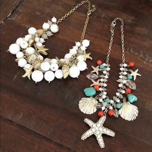 Lot of 2 - Beachy Statement Necklaces